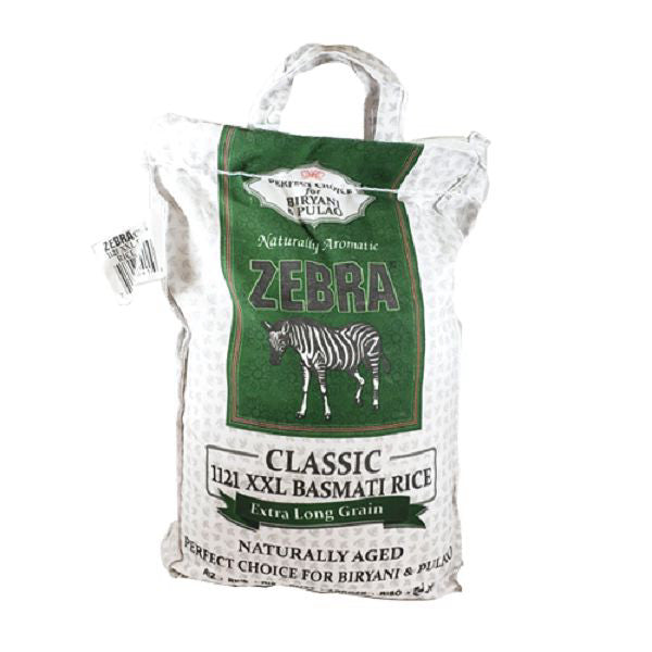Zebra Classic 1121 XXL Basmati Rice MirchiMasalay