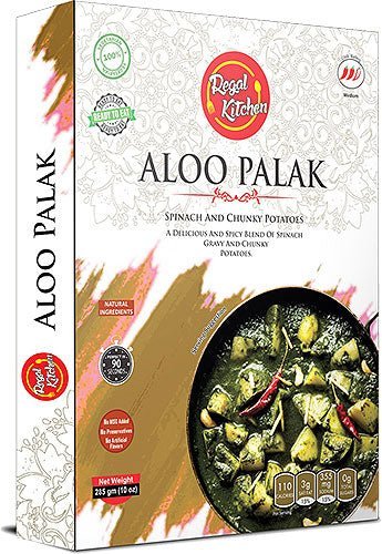 Regal Kitchen Aloo Palak MirchiMasalay