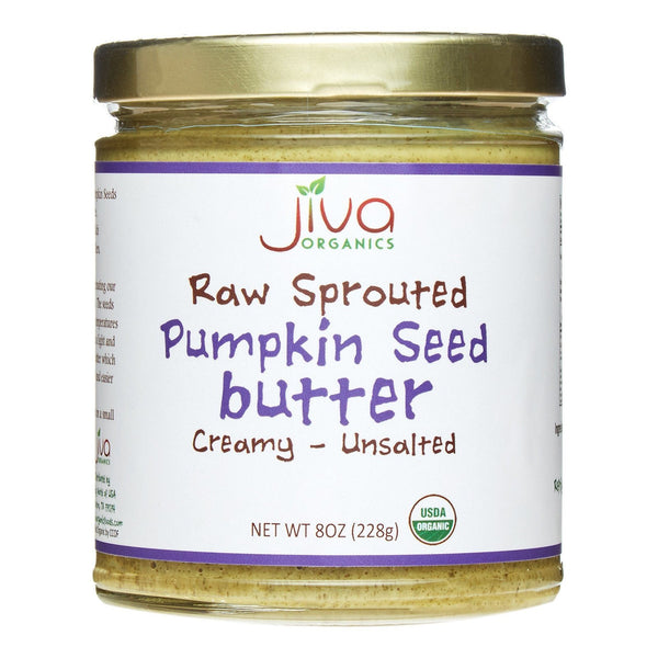 Jiva Organics RAW Sprouted Pumpkin Seed Butter | MirchiMasalay