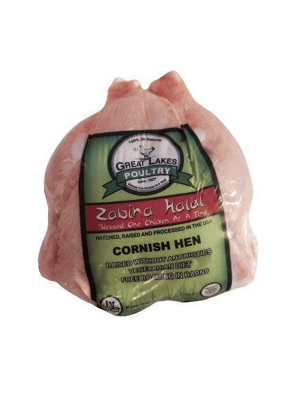 Fresh Halal Cornish hen MirchiMasalay