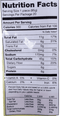 The Nutrition Facts of Kawan EZY Paratha Value pack (20pcs) 