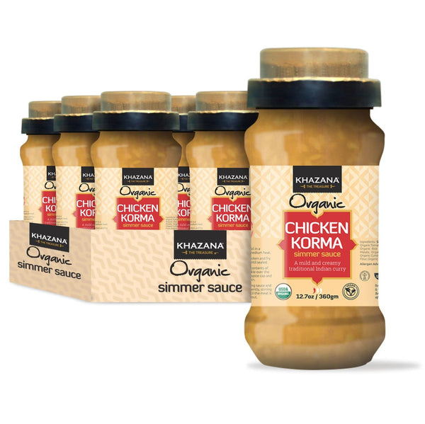 Khazana Organic Chicken Korma Simmer Sauce MirchiMasalay