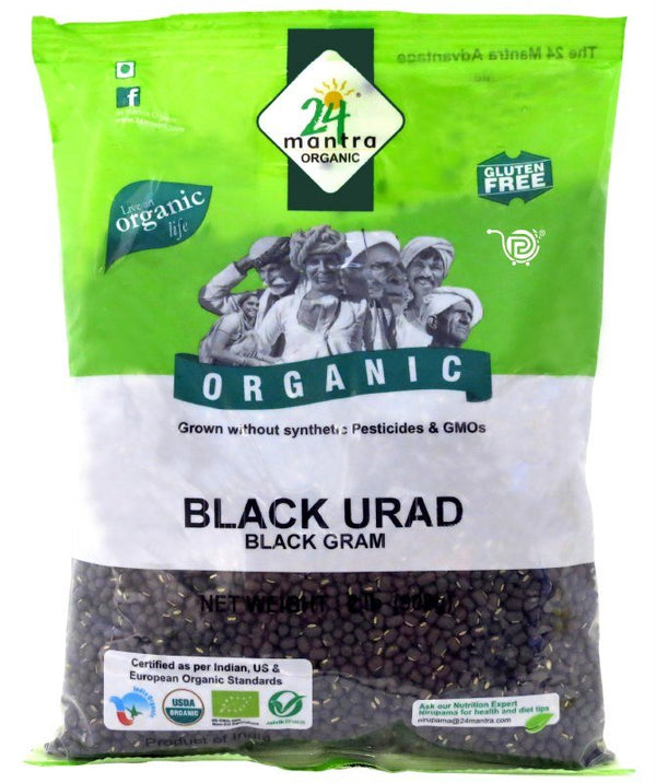 24 Mantra Organic Black Urad Dal MirchiMasalay