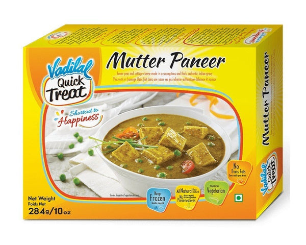 Vadilal quick Treat Mutter Paneer | MirchiMasalay