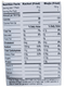 The Nutrition Facts of United King Dal Kachori 12 pcs 