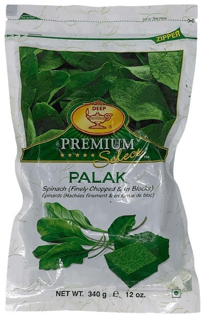 Deep Frozen Spinach (Palak) Fresh Farms