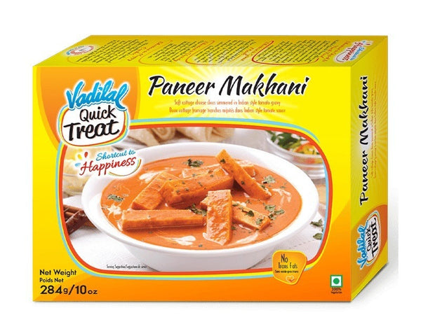 Vadilal quick Treat Paneer Makhni | MirchiMasalay