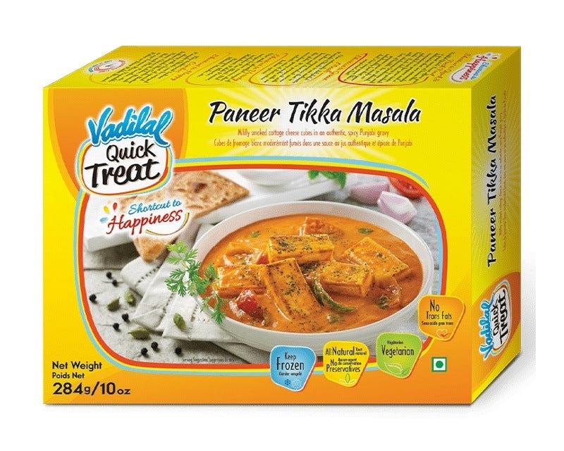 Vadilal quick Treat Paneer Tikka Masala | MirchiMasalay