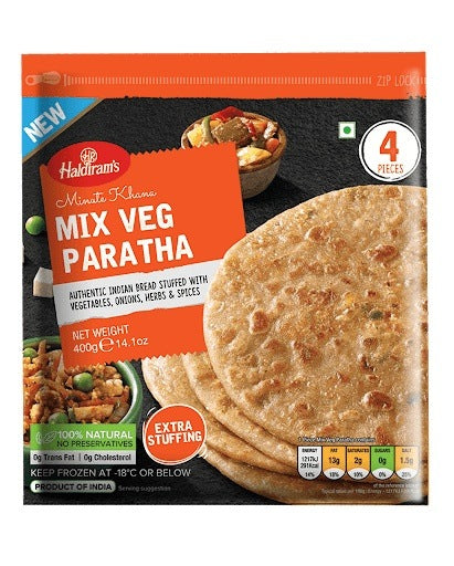 Haldiram's Mix Veg Paratha (4pcs) | MirchiMasalay