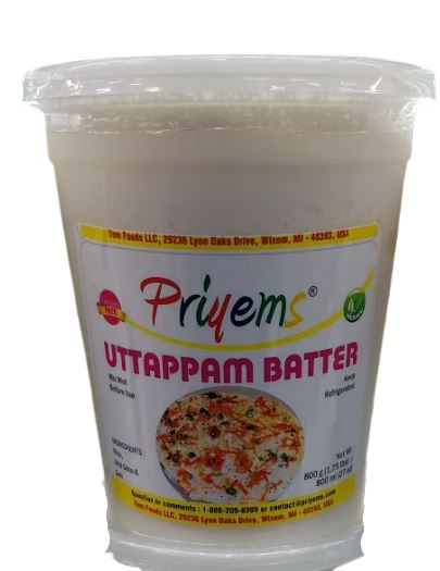 Priyems Uttapam Batter MirchiMasalay